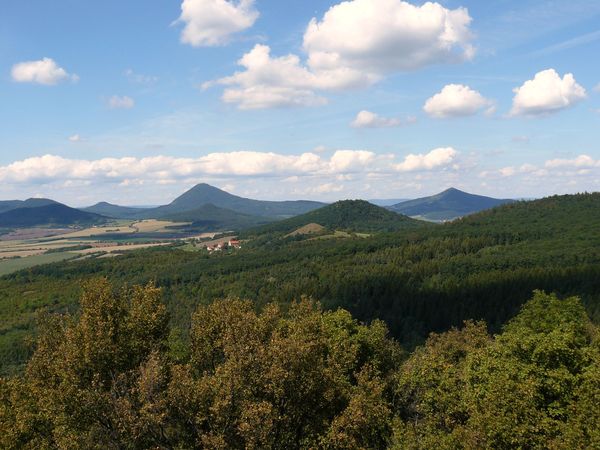 Mileovsk stedoho. Pohled z Kolova (Foto: J. Kyselka)