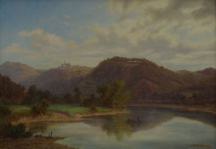 E.G. Doerell: Labe pod dubickm kostelkem